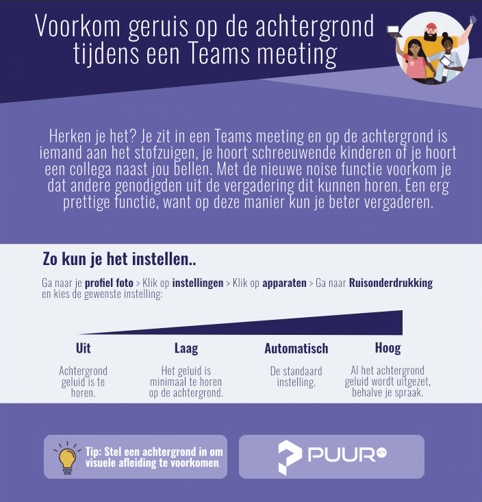 Voorkom geruis