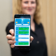 werkplek reserveren app in telefoon