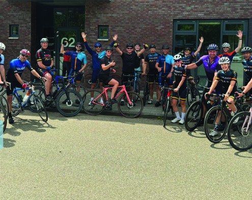 Teamfoto fietsclinic