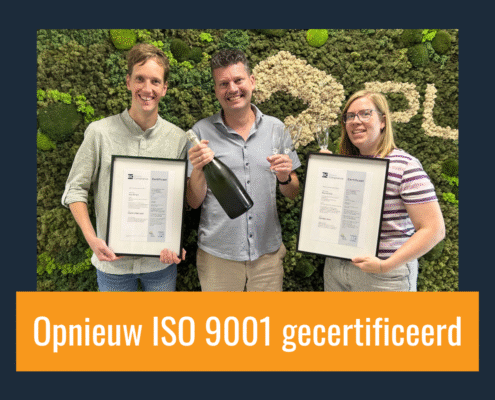 Opnieuw ISO 9001 gecertificeerd